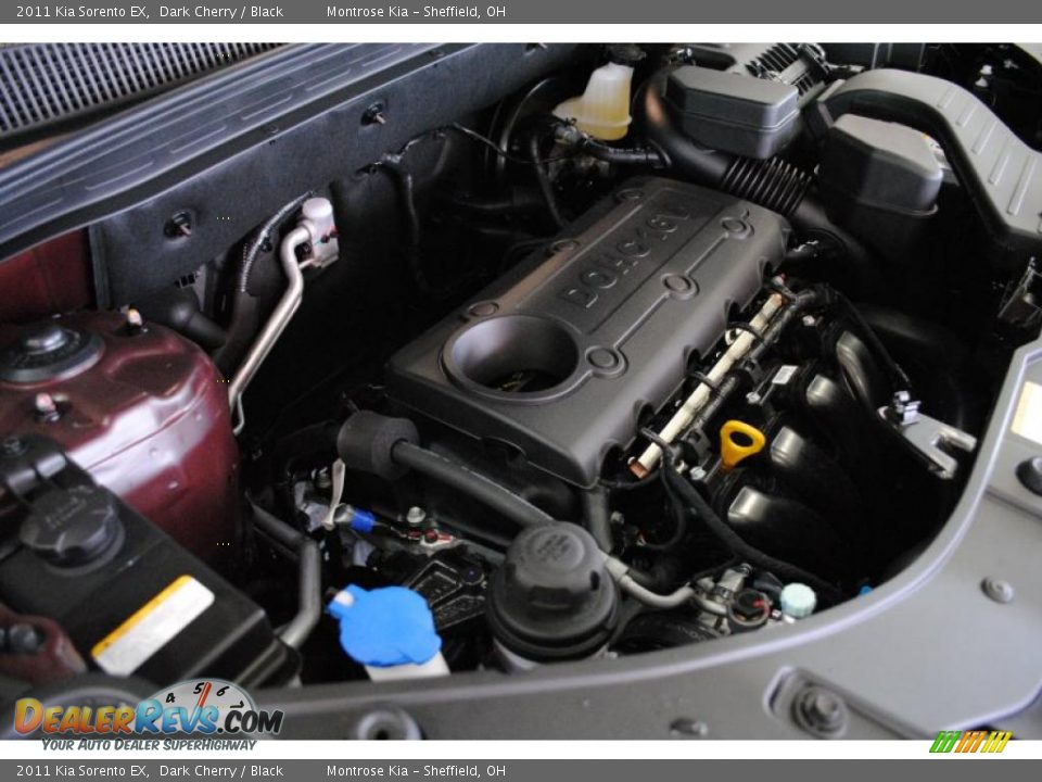 2011 Kia Sorento EX Dark Cherry / Black Photo #25