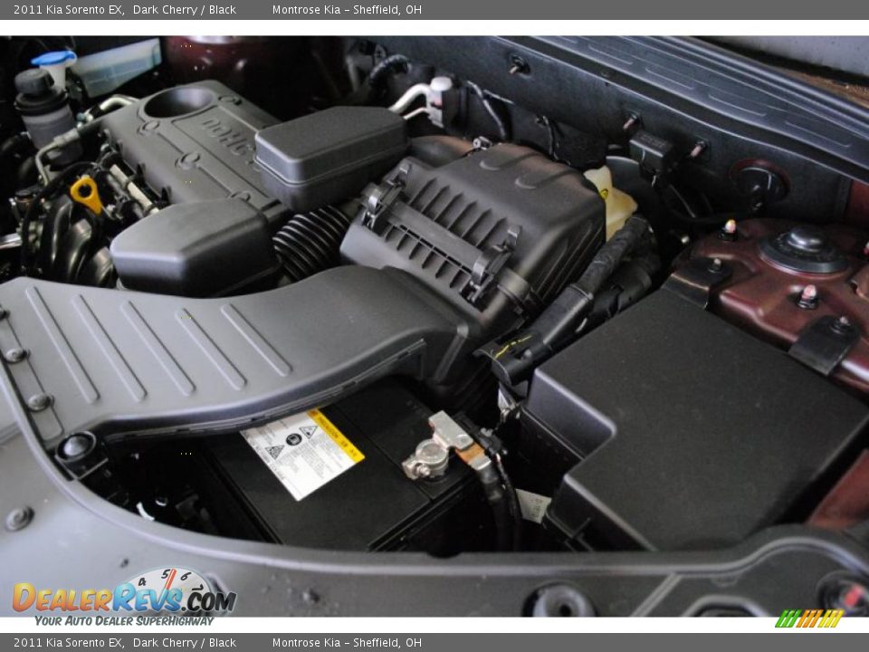 2011 Kia Sorento EX Dark Cherry / Black Photo #26