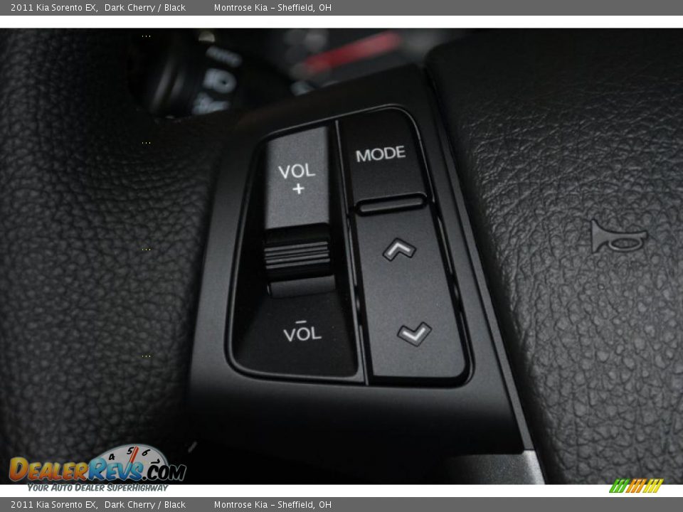 2011 Kia Sorento EX Dark Cherry / Black Photo #33