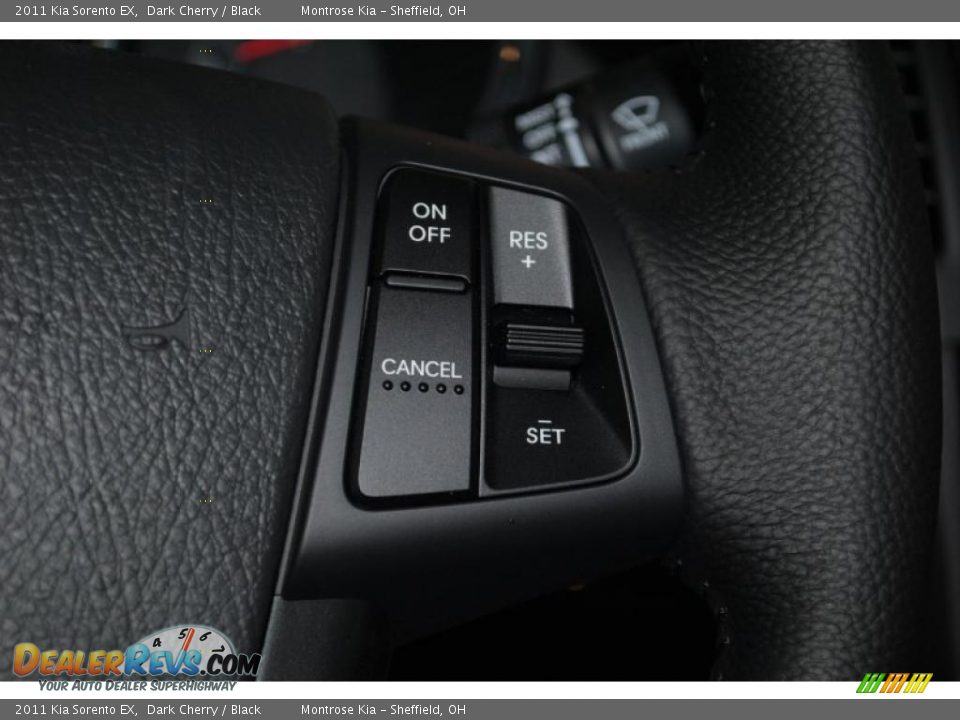 2011 Kia Sorento EX Dark Cherry / Black Photo #34