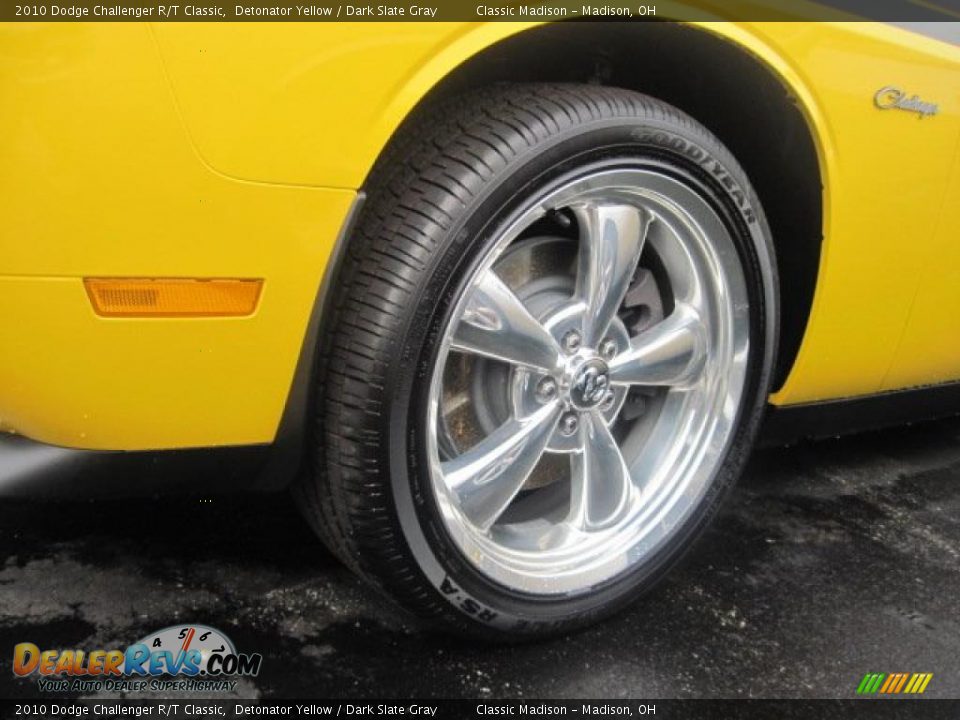 2010 Dodge Challenger R/T Classic Detonator Yellow / Dark Slate Gray Photo #6