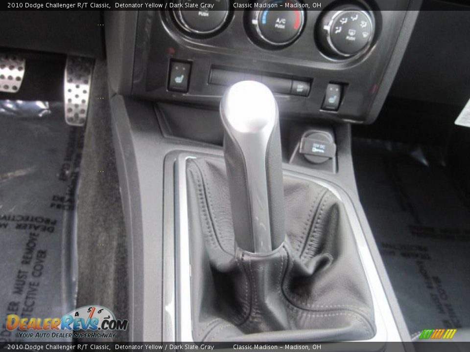 2010 Dodge Challenger R/T Classic Detonator Yellow / Dark Slate Gray Photo #10