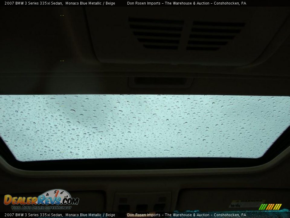 2007 BMW 3 Series 335xi Sedan Monaco Blue Metallic / Beige Photo #27
