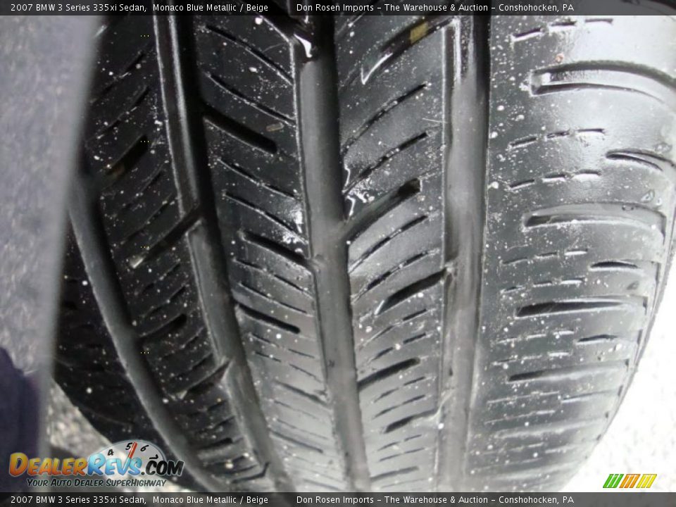 2007 BMW 3 Series 335xi Sedan Monaco Blue Metallic / Beige Photo #30