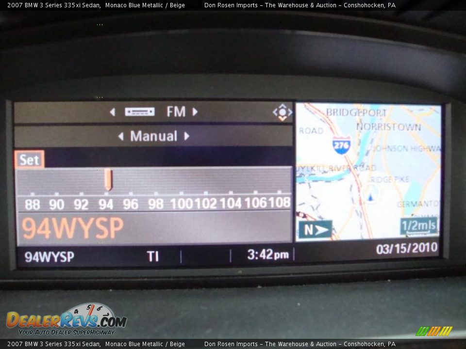 2007 BMW 3 Series 335xi Sedan Monaco Blue Metallic / Beige Photo #35