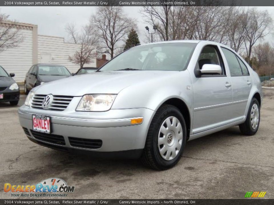 2004 Volkswagen Jetta GL Sedan Reflex Silver Metallic / Grey Photo #1