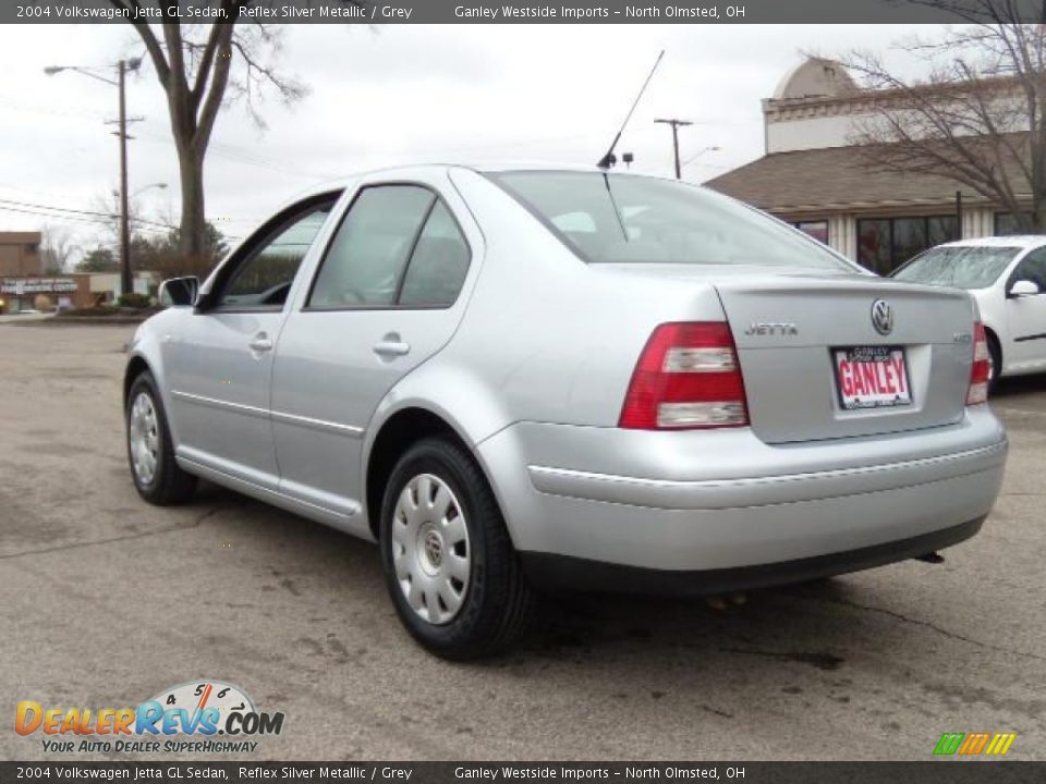 2004 Volkswagen Jetta GL Sedan Reflex Silver Metallic / Grey Photo #3