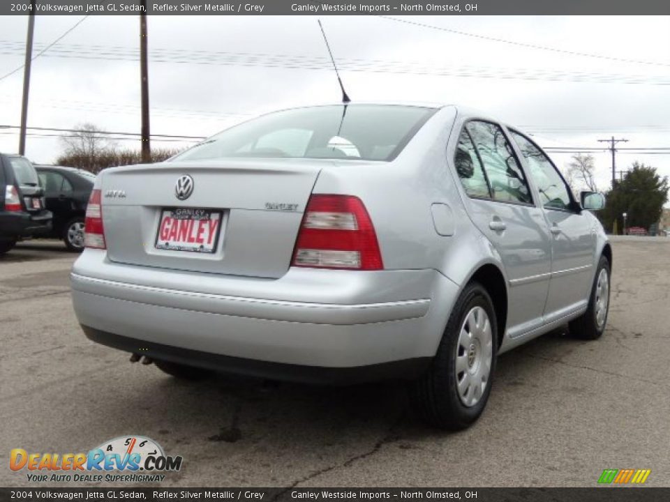 2004 Volkswagen Jetta GL Sedan Reflex Silver Metallic / Grey Photo #5