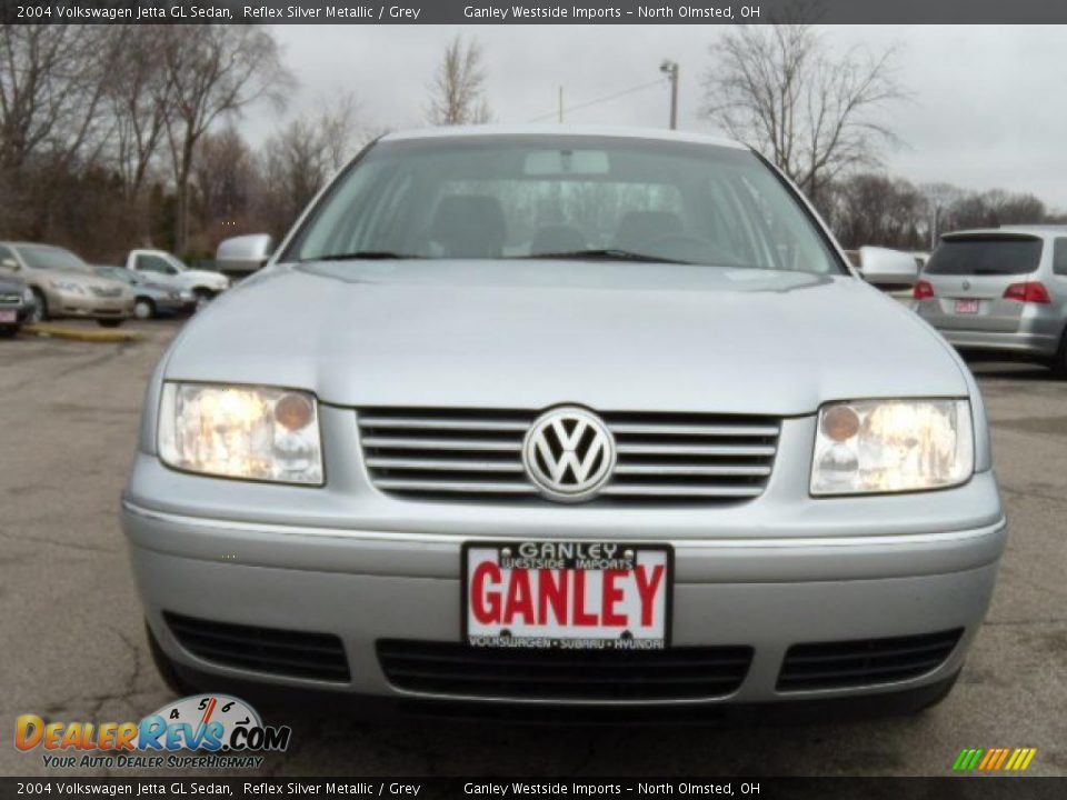 2004 Volkswagen Jetta GL Sedan Reflex Silver Metallic / Grey Photo #8