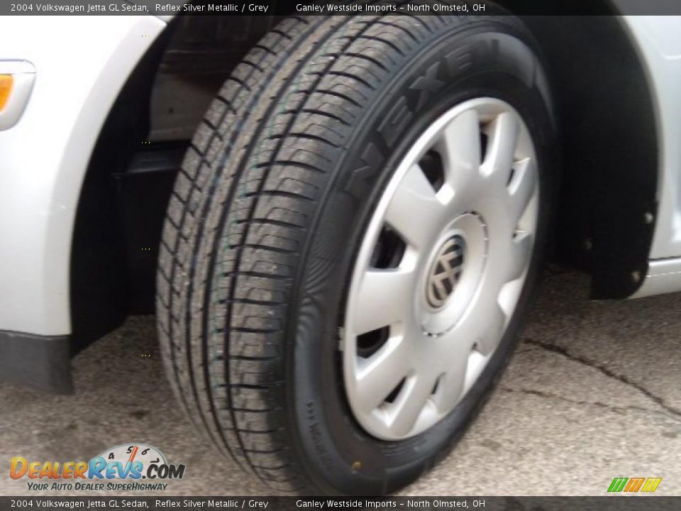 2004 Volkswagen Jetta GL Sedan Reflex Silver Metallic / Grey Photo #18