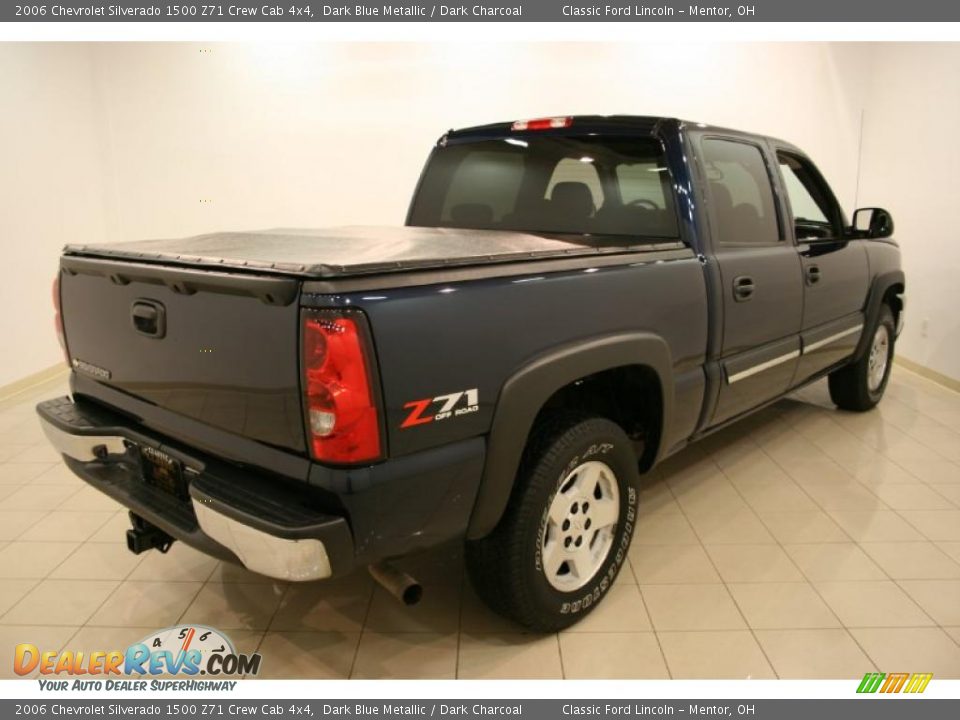 2006 Chevrolet Silverado 1500 Z71 Crew Cab 4x4 Dark Blue Metallic / Dark Charcoal Photo #6