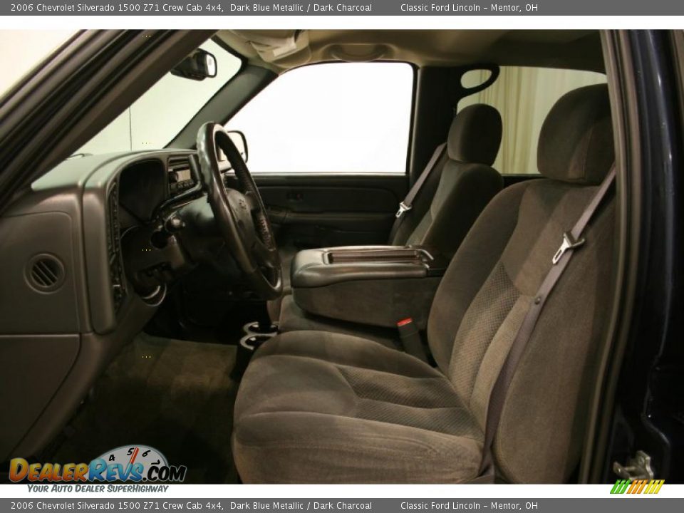 2006 Chevrolet Silverado 1500 Z71 Crew Cab 4x4 Dark Blue Metallic / Dark Charcoal Photo #8