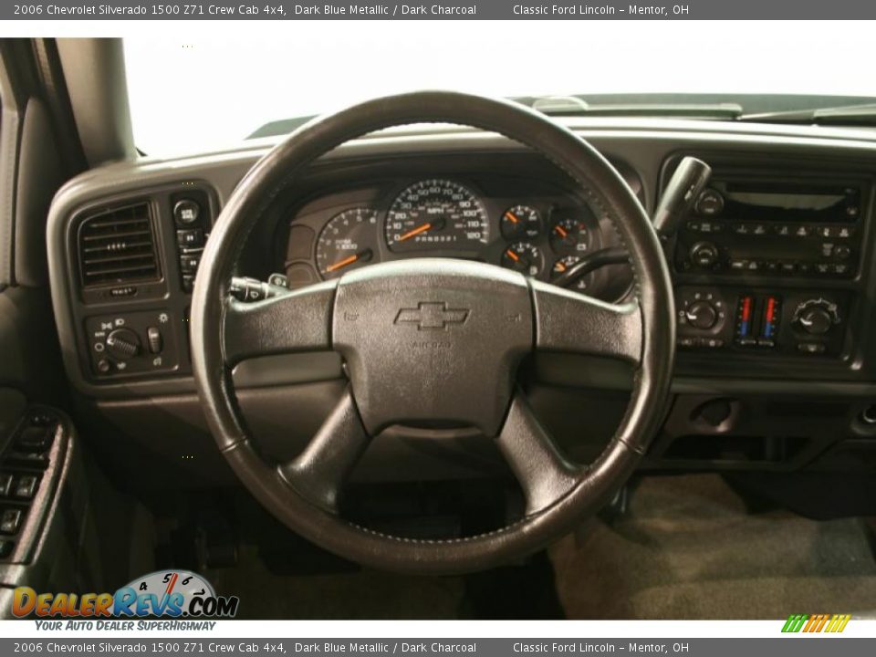 2006 Chevrolet Silverado 1500 Z71 Crew Cab 4x4 Dark Blue Metallic / Dark Charcoal Photo #9
