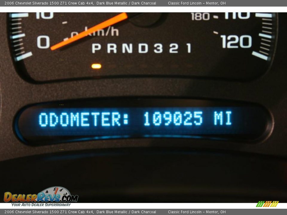 2006 Chevrolet Silverado 1500 Z71 Crew Cab 4x4 Dark Blue Metallic / Dark Charcoal Photo #11