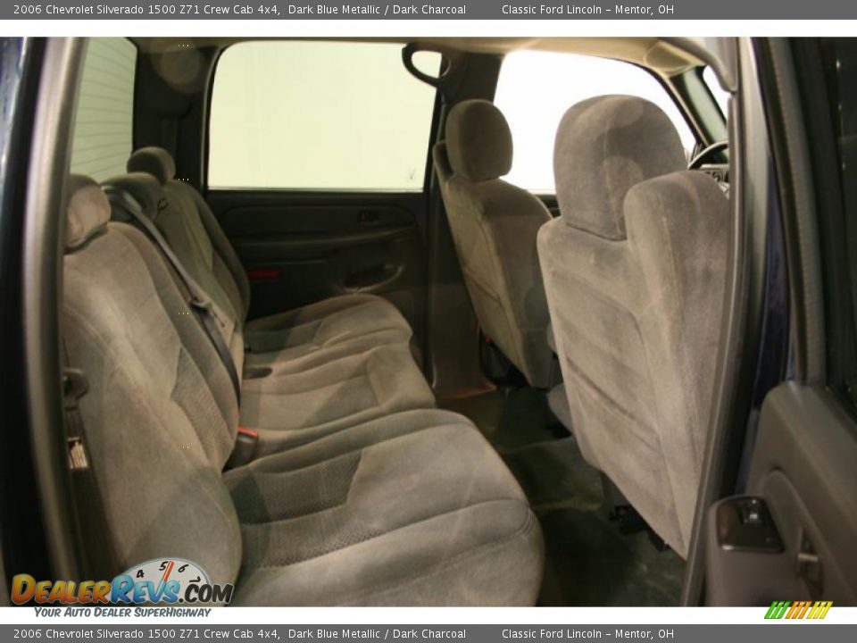 2006 Chevrolet Silverado 1500 Z71 Crew Cab 4x4 Dark Blue Metallic / Dark Charcoal Photo #14