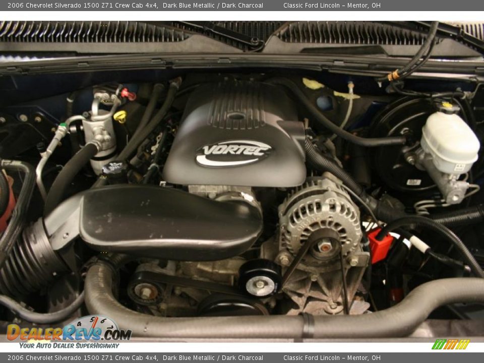 2006 Chevrolet Silverado 1500 Z71 Crew Cab 4x4 Dark Blue Metallic / Dark Charcoal Photo #17