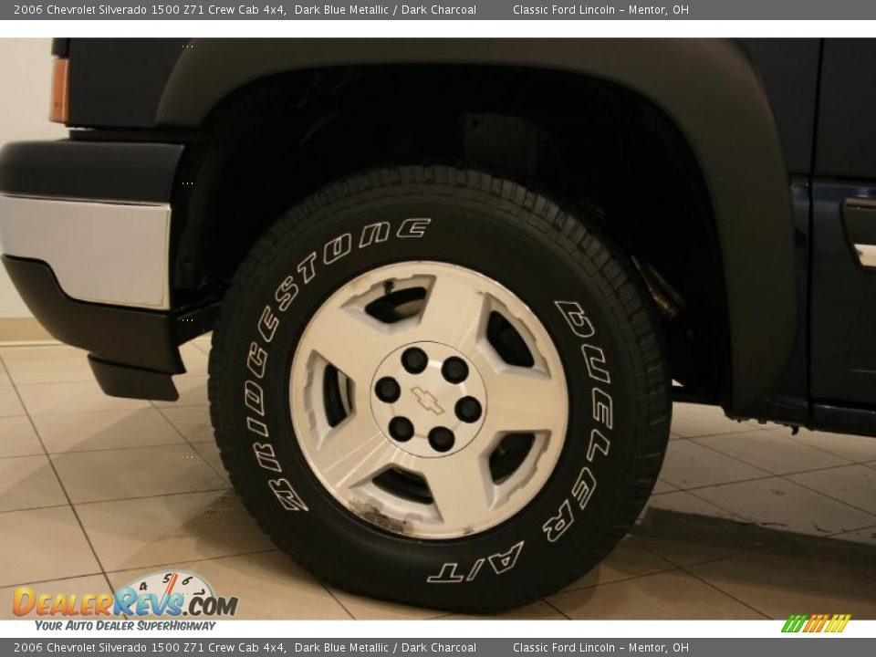 2006 Chevrolet Silverado 1500 Z71 Crew Cab 4x4 Dark Blue Metallic / Dark Charcoal Photo #18
