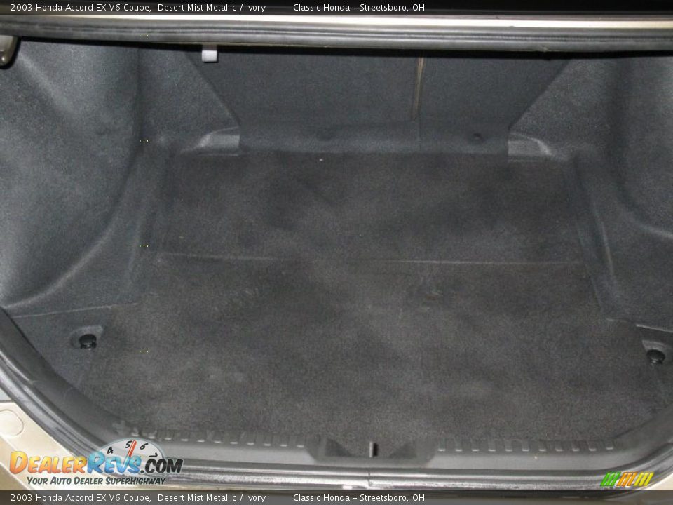 2003 Honda Accord EX V6 Coupe Desert Mist Metallic / Ivory Photo #10