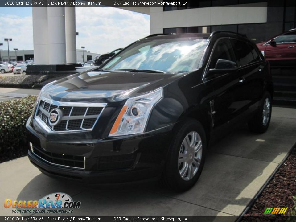 2010 Cadillac SRX V6 Black Raven / Ebony/Titanium Photo #1