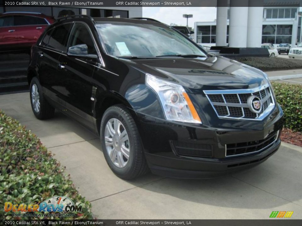 2010 Cadillac SRX V6 Black Raven / Ebony/Titanium Photo #2