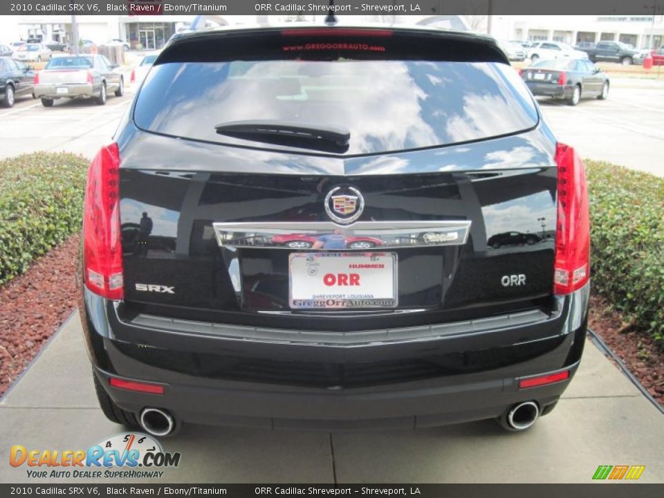 2010 Cadillac SRX V6 Black Raven / Ebony/Titanium Photo #4