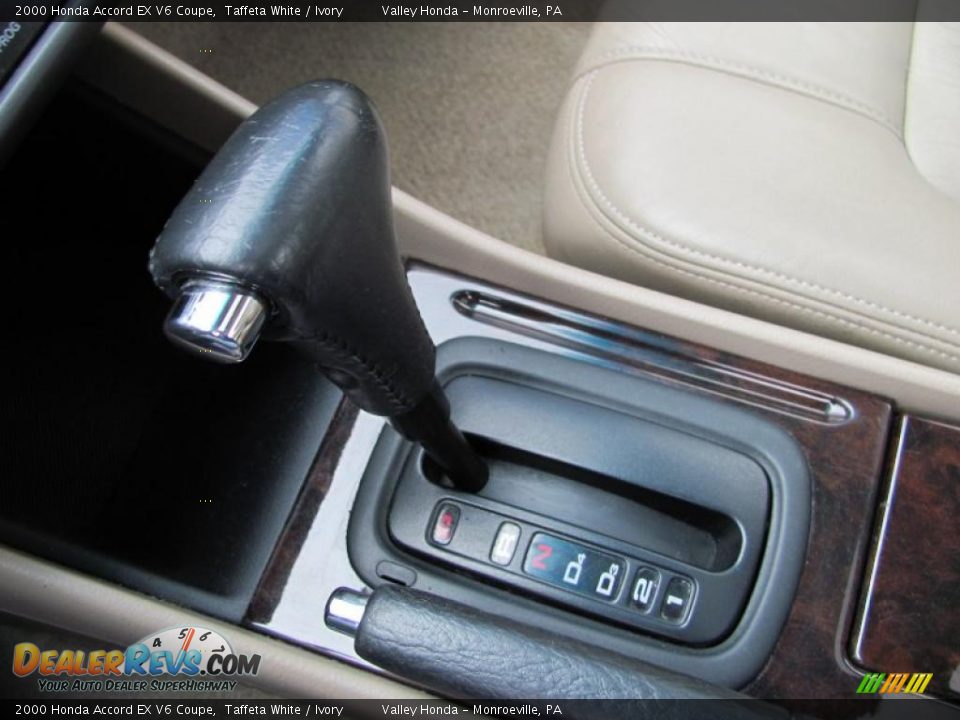 2000 Honda Accord EX V6 Coupe Taffeta White / Ivory Photo #11