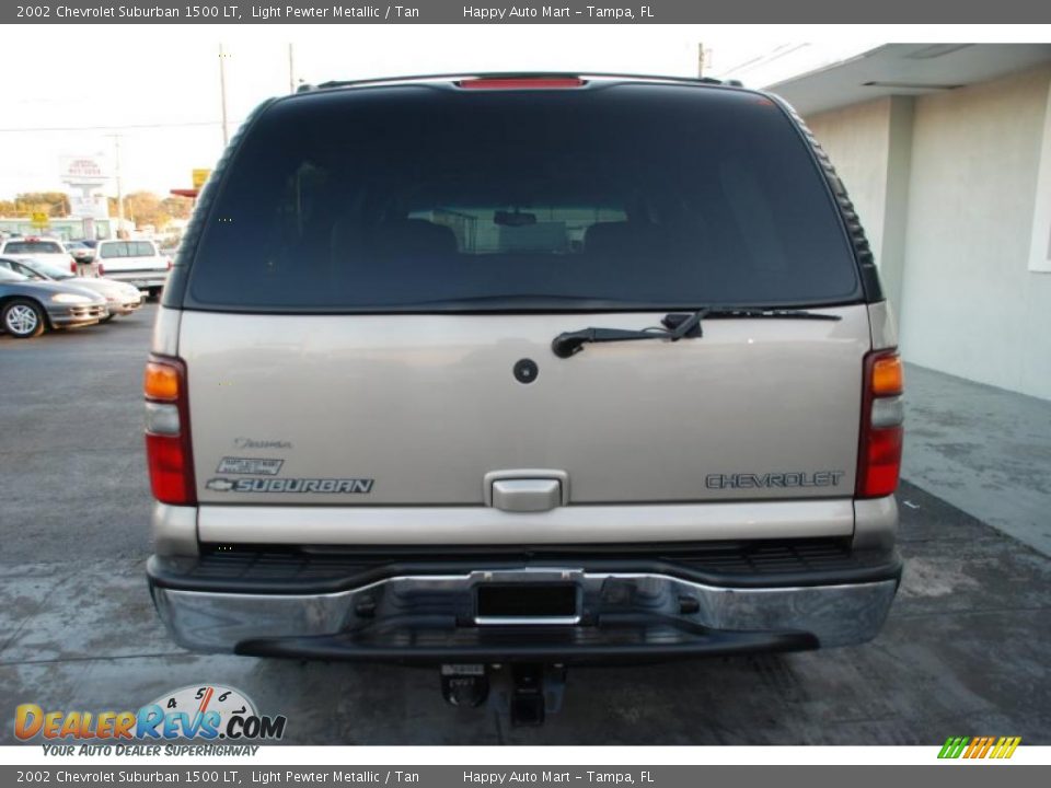 2002 Chevrolet Suburban 1500 LT Light Pewter Metallic / Tan Photo #3