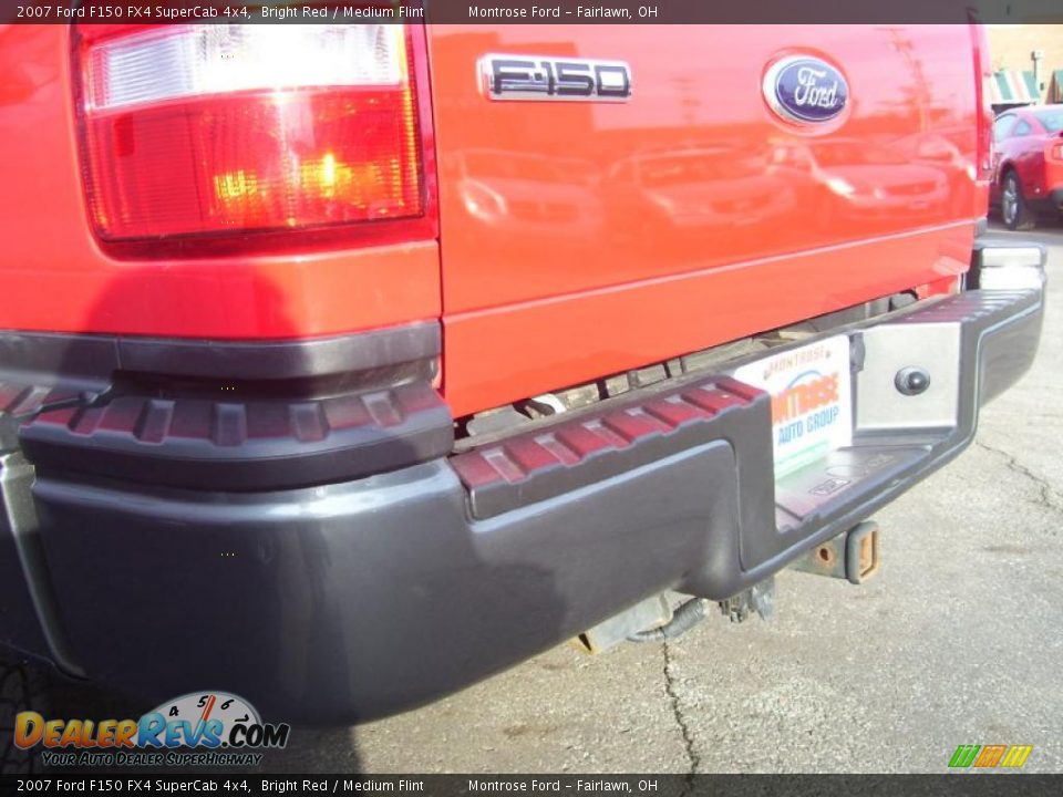2007 Ford F150 FX4 SuperCab 4x4 Bright Red / Medium Flint Photo #4