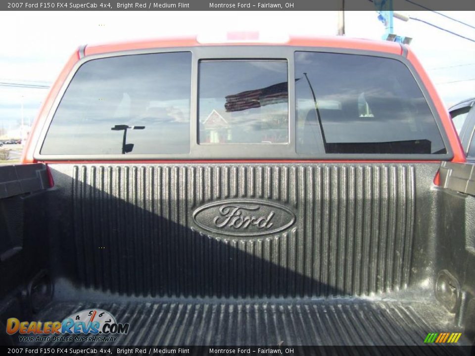 2007 Ford F150 FX4 SuperCab 4x4 Bright Red / Medium Flint Photo #8