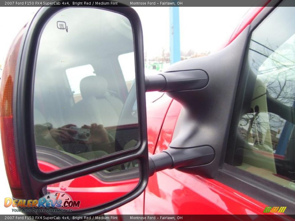 2007 Ford F150 FX4 SuperCab 4x4 Bright Red / Medium Flint Photo #9