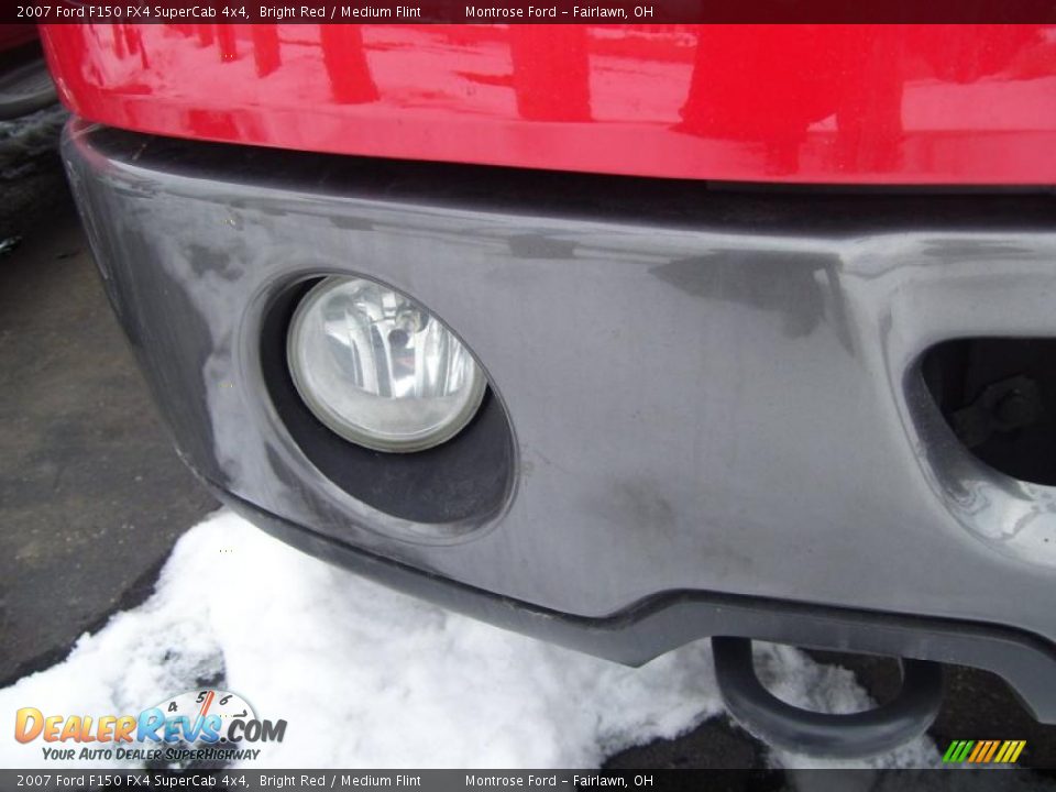 2007 Ford F150 FX4 SuperCab 4x4 Bright Red / Medium Flint Photo #13
