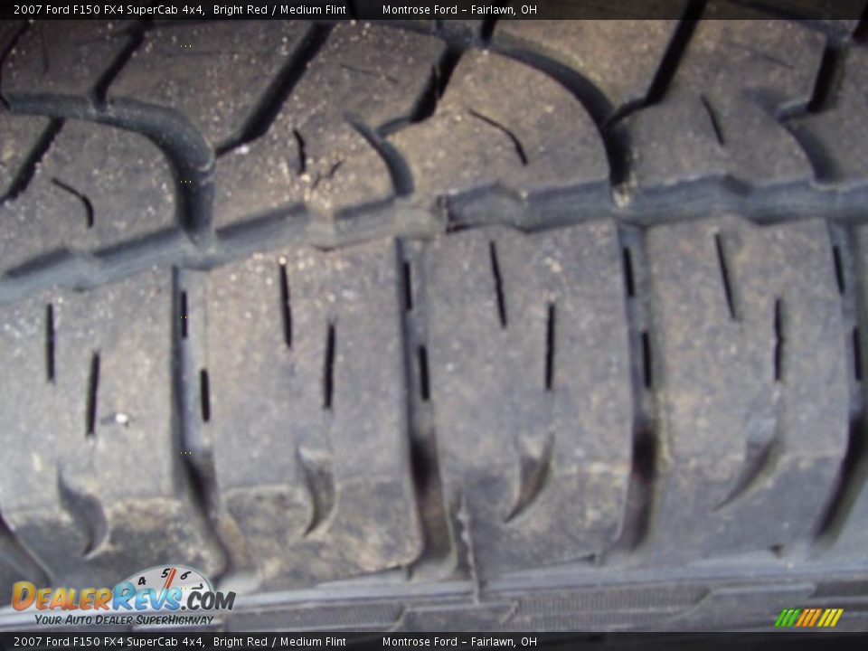 2007 Ford F150 FX4 SuperCab 4x4 Bright Red / Medium Flint Photo #14