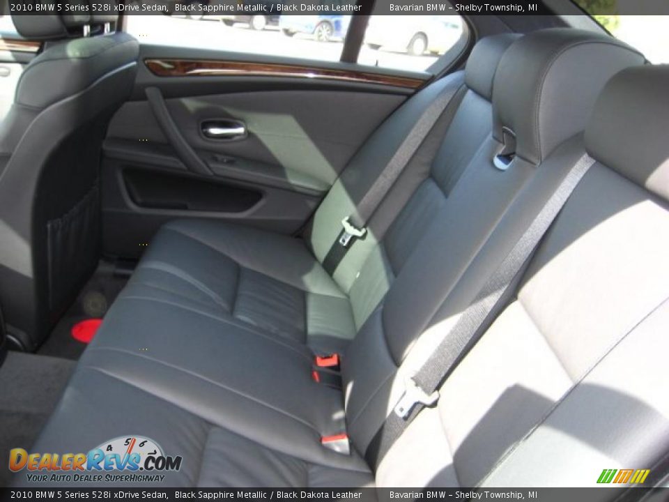 2010 BMW 5 Series 528i xDrive Sedan Black Sapphire Metallic / Black Dakota Leather Photo #11