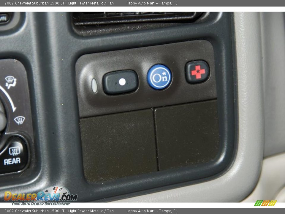 2002 Chevrolet Suburban 1500 LT Light Pewter Metallic / Tan Photo #18