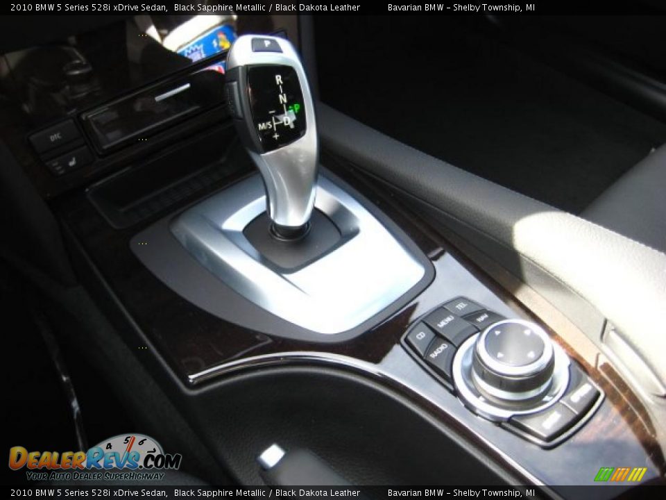 2010 BMW 5 Series 528i xDrive Sedan Black Sapphire Metallic / Black Dakota Leather Photo #14