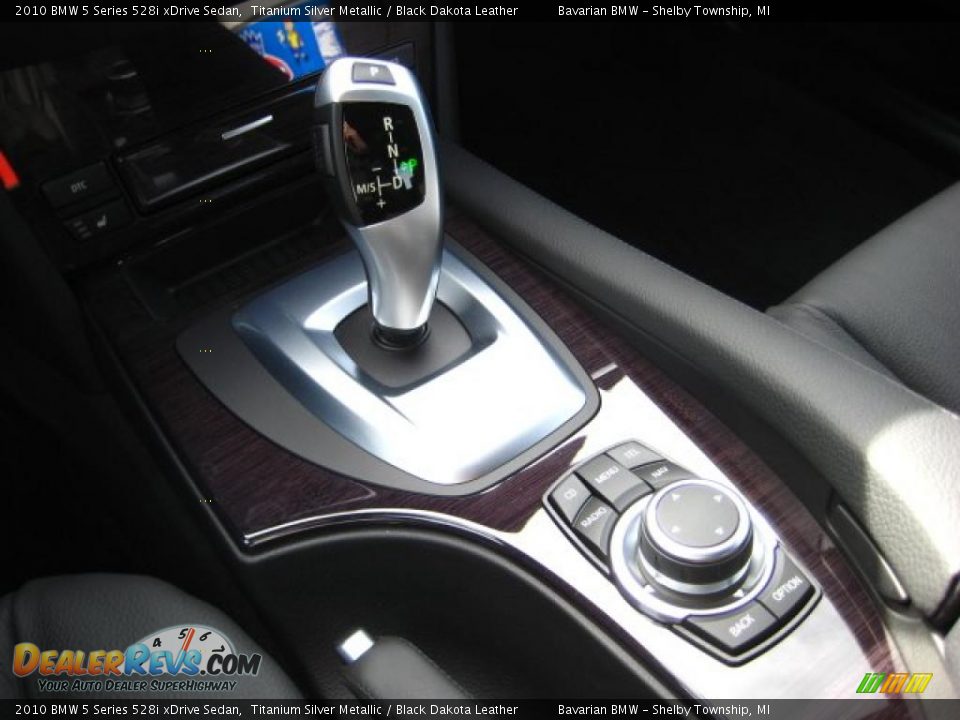 2010 BMW 5 Series 528i xDrive Sedan Titanium Silver Metallic / Black Dakota Leather Photo #14