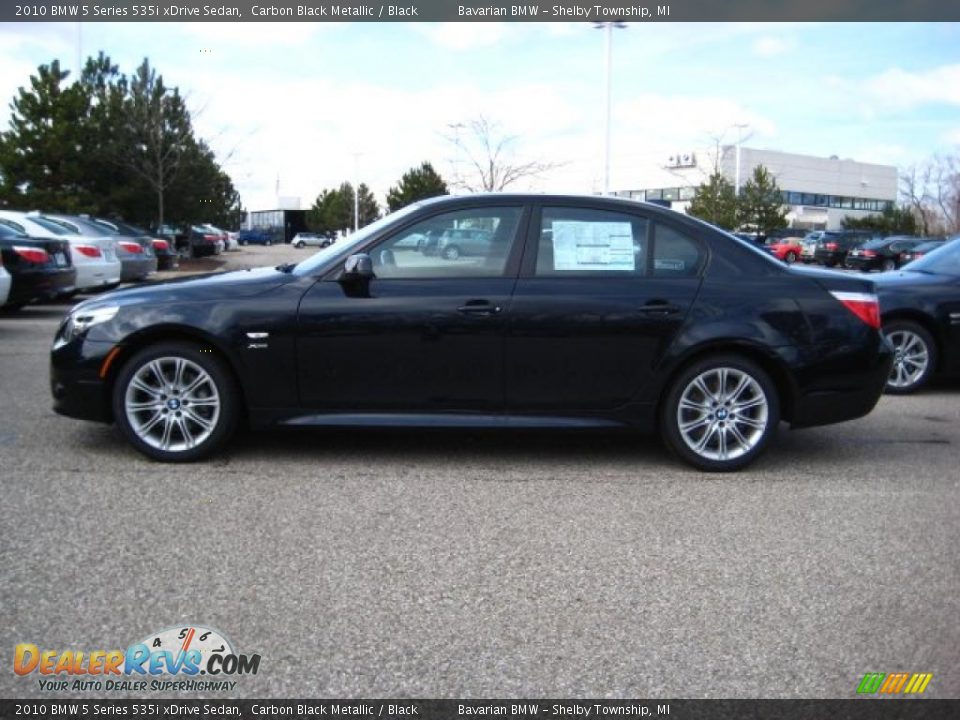 2010 BMW 5 Series 535i xDrive Sedan Carbon Black Metallic / Black Photo #2