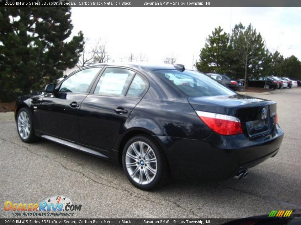 2010 BMW 5 Series 535i xDrive Sedan Carbon Black Metallic / Black Photo #3