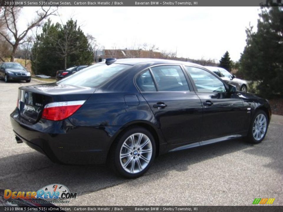 2010 BMW 5 Series 535i xDrive Sedan Carbon Black Metallic / Black Photo #5