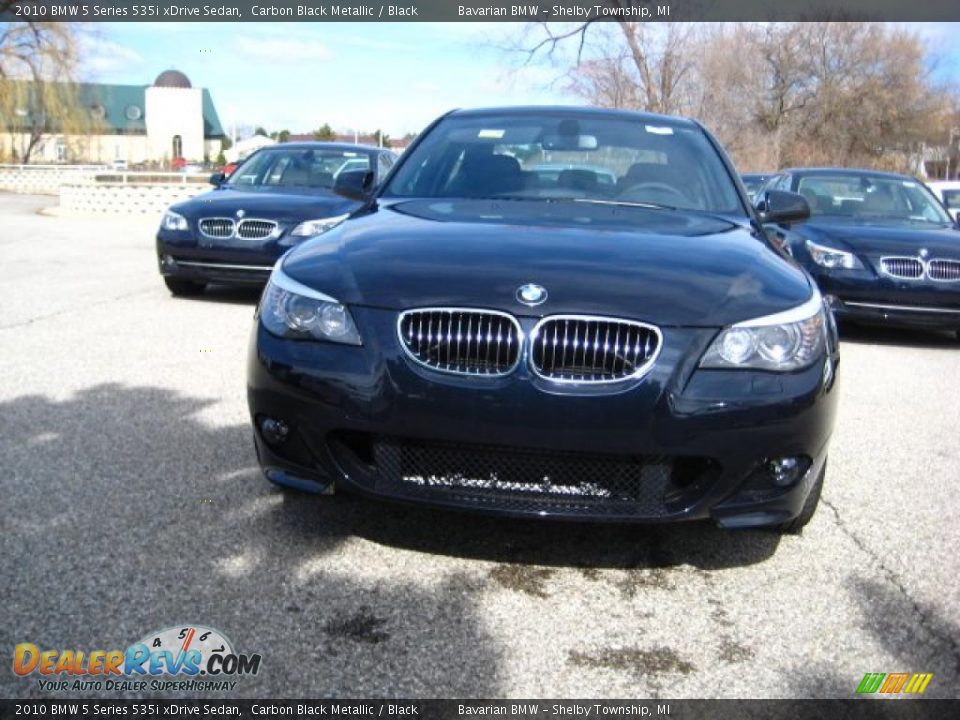 2010 BMW 5 Series 535i xDrive Sedan Carbon Black Metallic / Black Photo #8