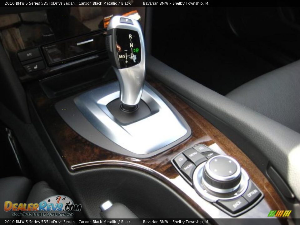 2010 BMW 5 Series 535i xDrive Sedan Carbon Black Metallic / Black Photo #14