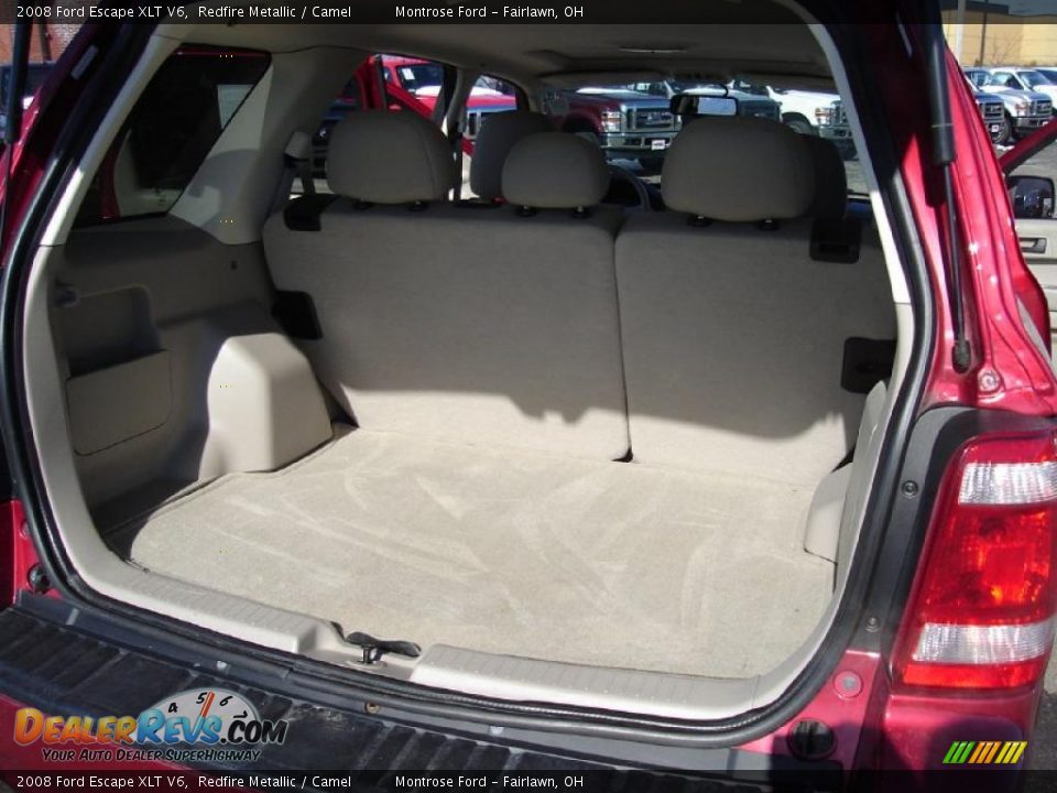 2008 Ford Escape XLT V6 Redfire Metallic / Camel Photo #17