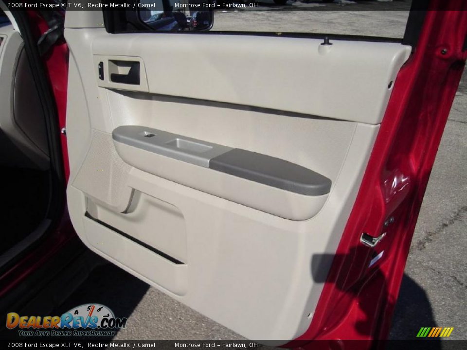 2008 Ford Escape XLT V6 Redfire Metallic / Camel Photo #20