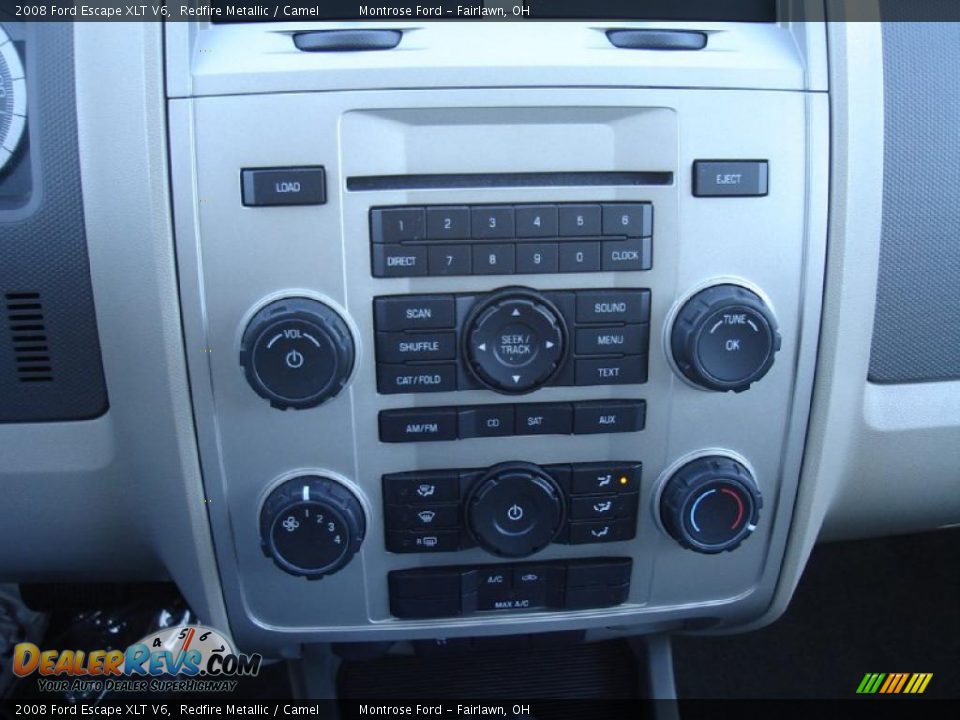 2008 Ford Escape XLT V6 Redfire Metallic / Camel Photo #30