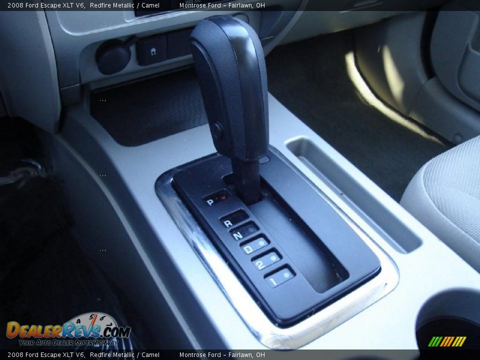 2008 Ford Escape XLT V6 Redfire Metallic / Camel Photo #31