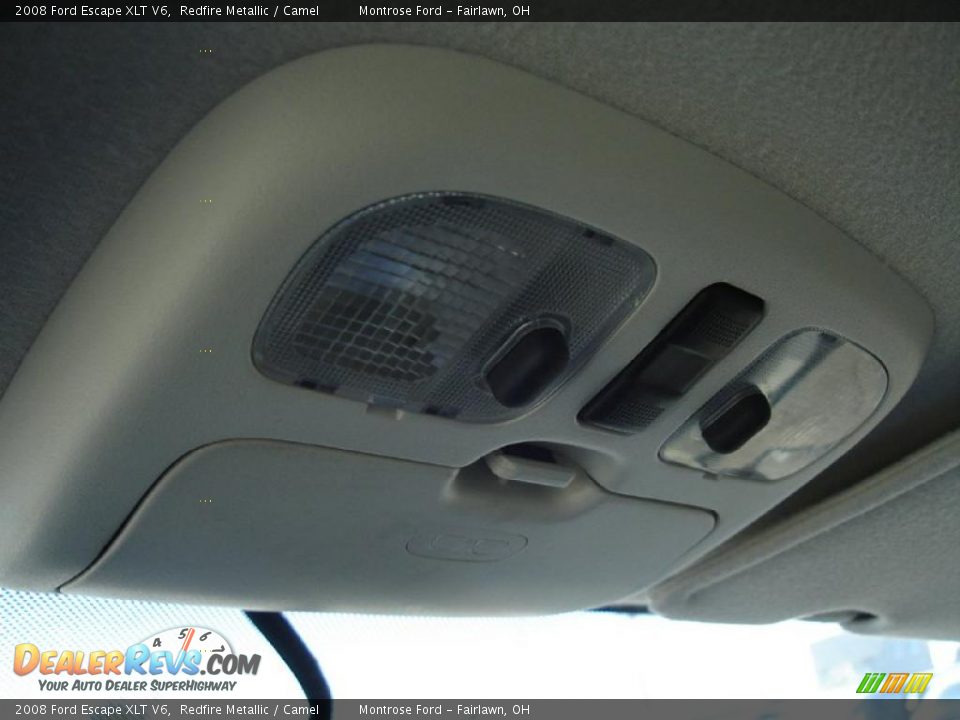 2008 Ford Escape XLT V6 Redfire Metallic / Camel Photo #32