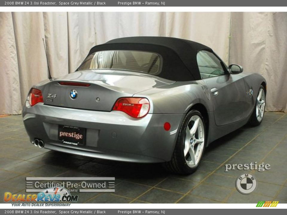 2008 BMW Z4 3.0si Roadster Space Grey Metallic / Black Photo #2