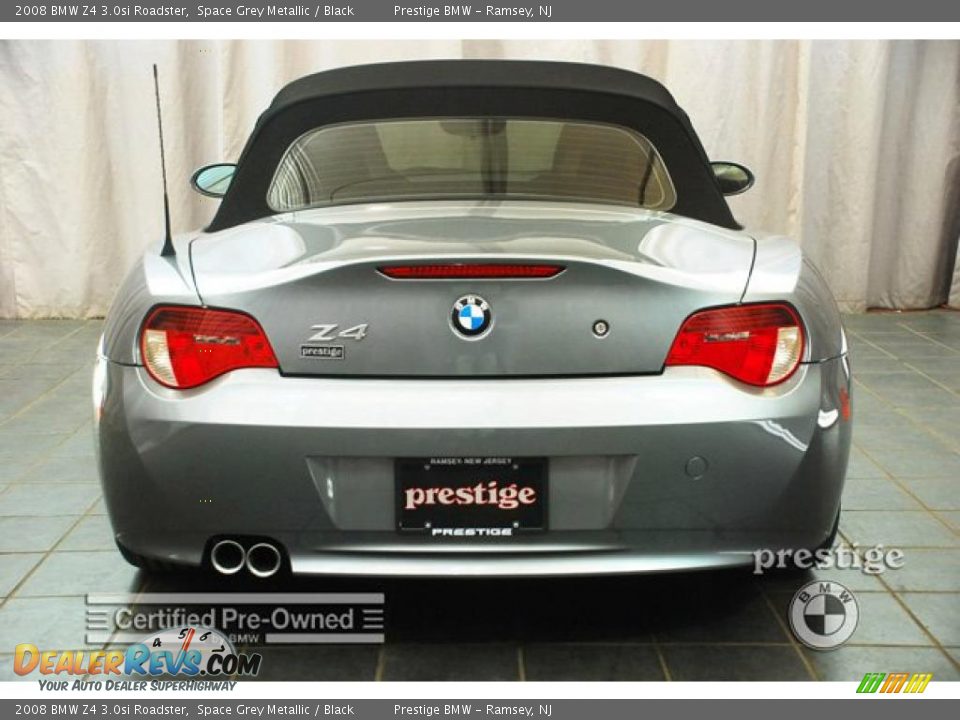 2008 BMW Z4 3.0si Roadster Space Grey Metallic / Black Photo #3