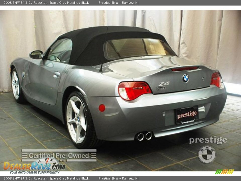 2008 BMW Z4 3.0si Roadster Space Grey Metallic / Black Photo #4