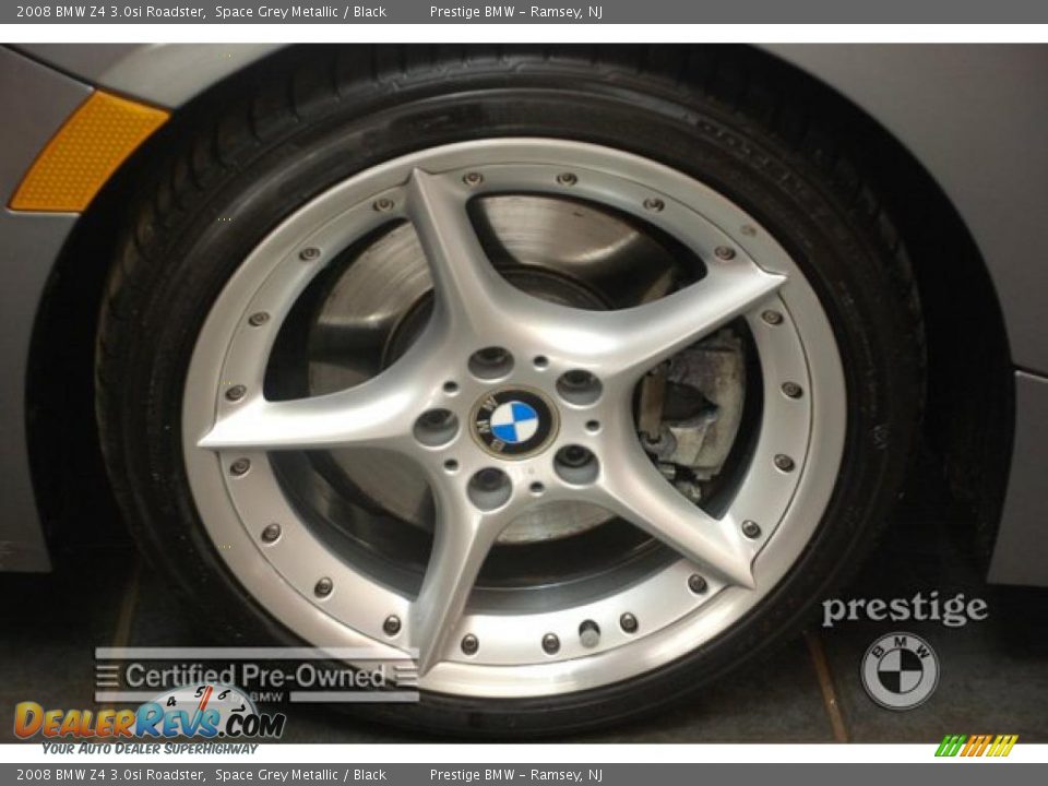 2008 BMW Z4 3.0si Roadster Space Grey Metallic / Black Photo #6